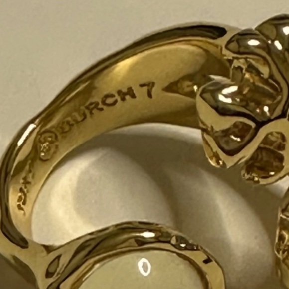 Sold out Tory Burch Roxanne clear stones Ring - Picture 5 of 5